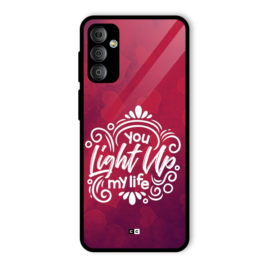 Light Up My Life Glass Back Case for Galaxy F23