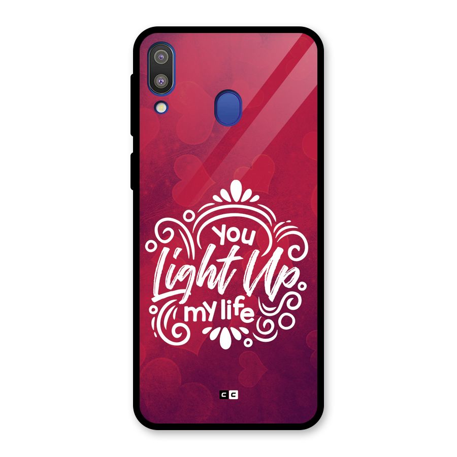 Light Up My Life Glass Back Case for Galaxy M20