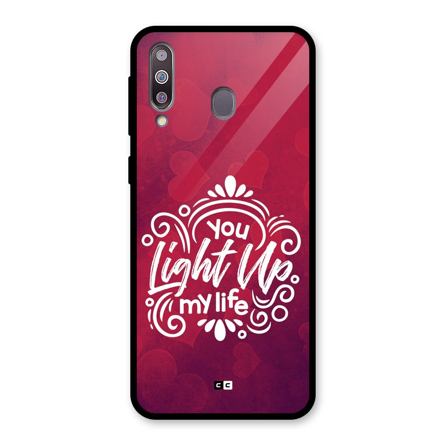 Light Up My Life Glass Back Case for Galaxy M30