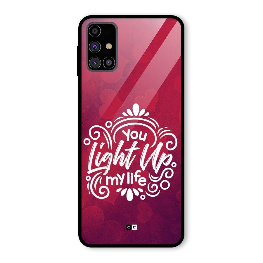 Light Up My Life Glass Back Case for Galaxy M31s