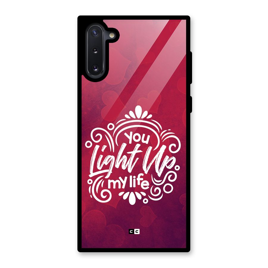 Light Up My Life Glass Back Case for Galaxy Note 10