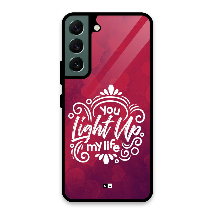 Light Up My Life Glass Back Case for Galaxy S22 5G