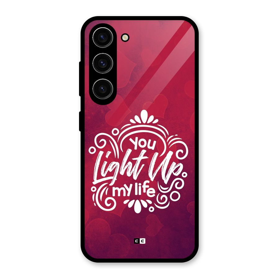Light Up My Life Glass Back Case for Galaxy S23