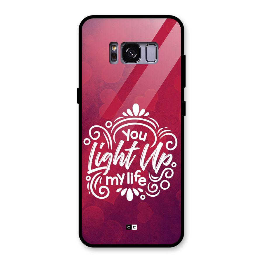 Light Up My Life Glass Back Case for Galaxy S8