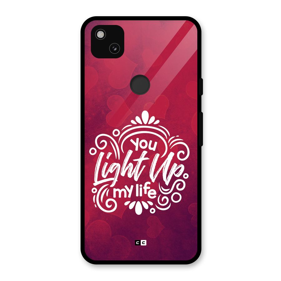 Light Up My Life Glass Back Case for Google Pixel 4a