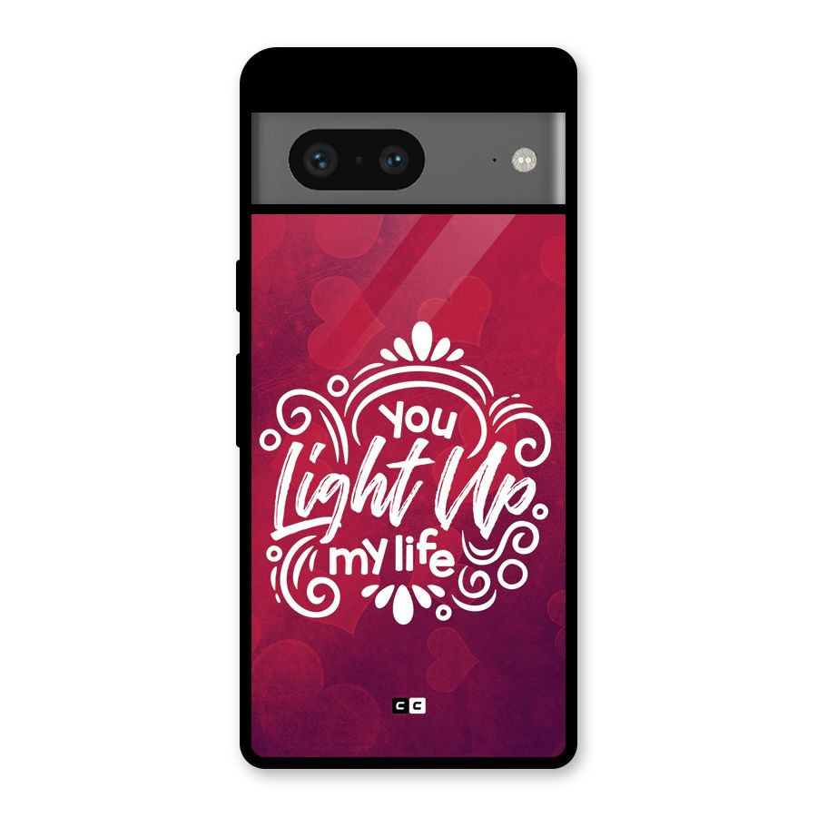 Light Up My Life Glass Back Case for Google Pixel 7