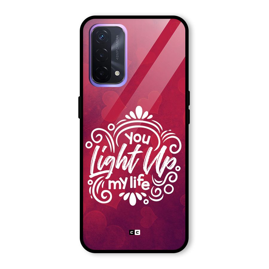 Light Up My Life Glass Back Case for Oppo A74 5G