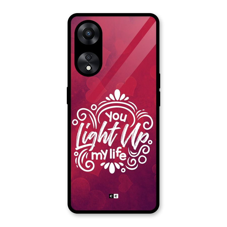 Light Up My Life Glass Back Case for Oppo A78