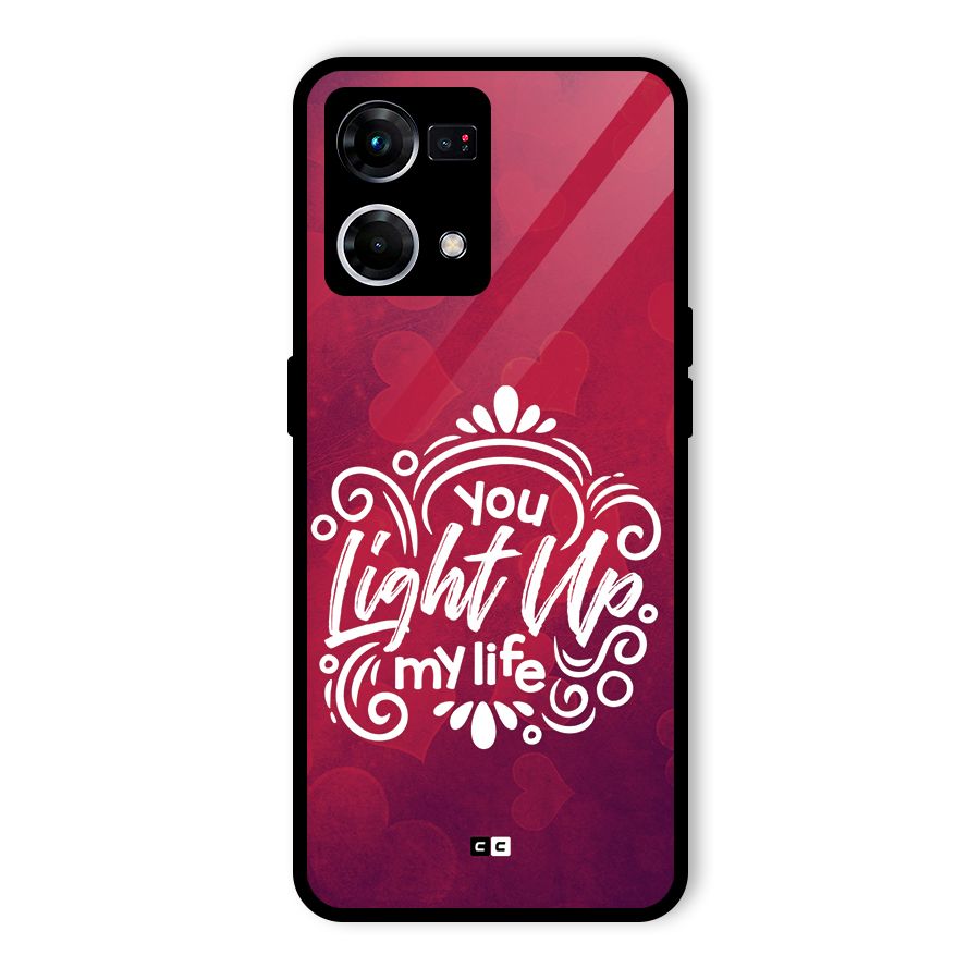 Light Up My Life Glass Back Case for Oppo F21 Pro 4G