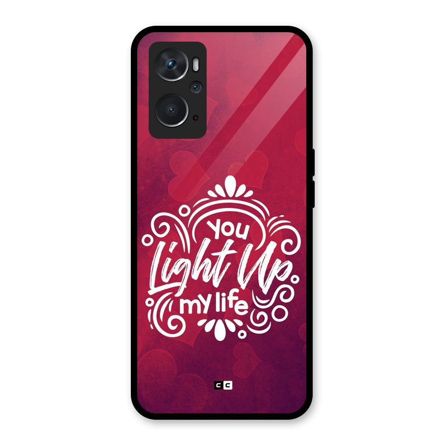 Light Up My Life Glass Back Case for Oppo K10 4G