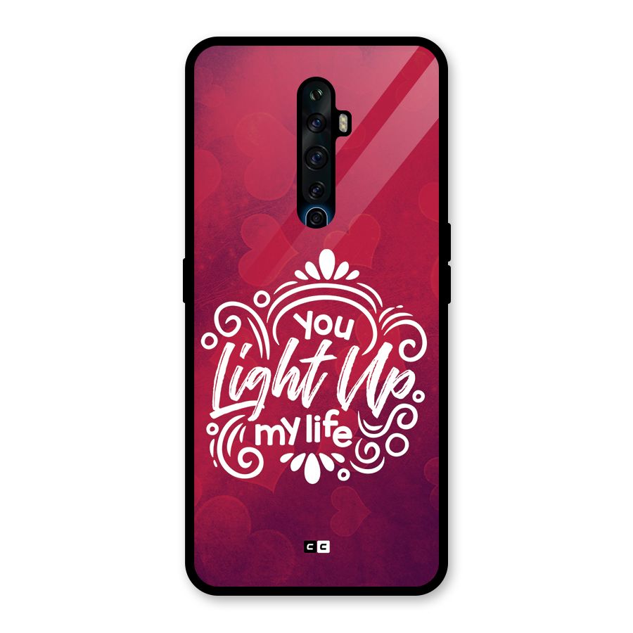 Light Up My Life Glass Back Case for Oppo Reno2 F