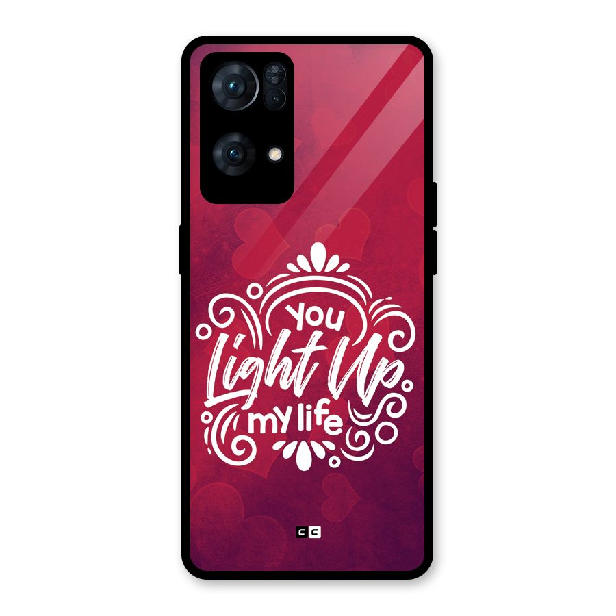 Light Up My Life Glass Back Case for Oppo Reno7 Pro 5G