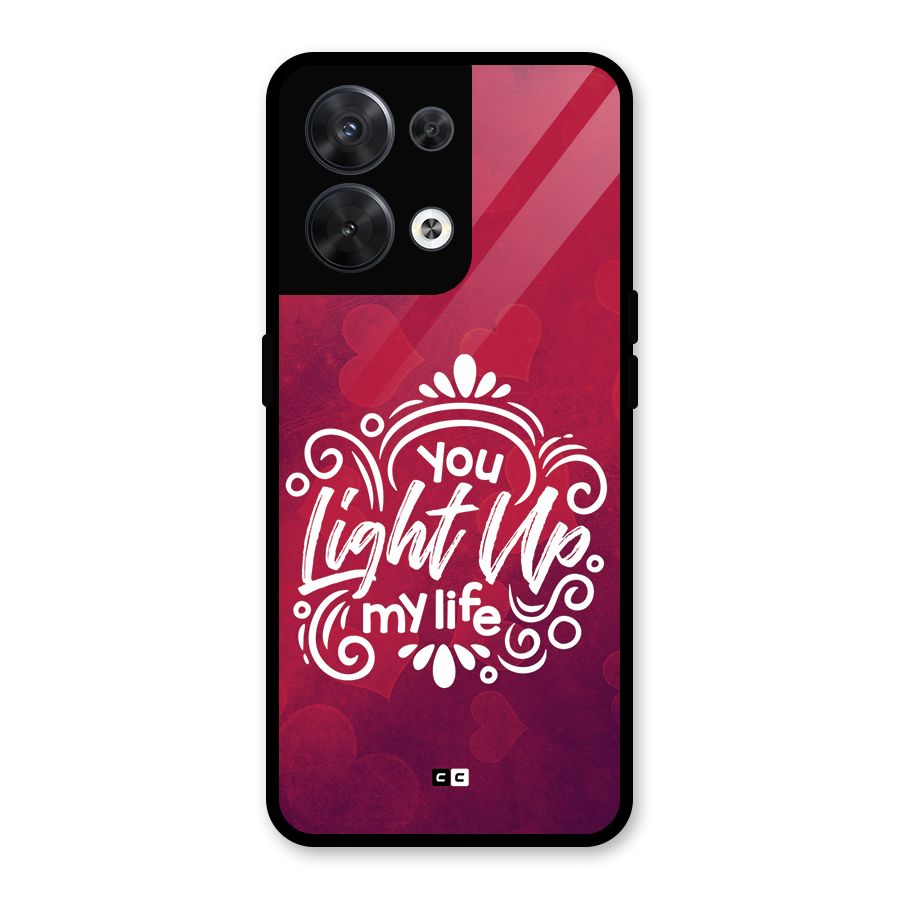 Light Up My Life Glass Back Case for Oppo Reno8 5G