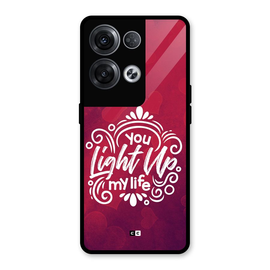 Light Up My Life Glass Back Case for Oppo Reno8 Pro 5G