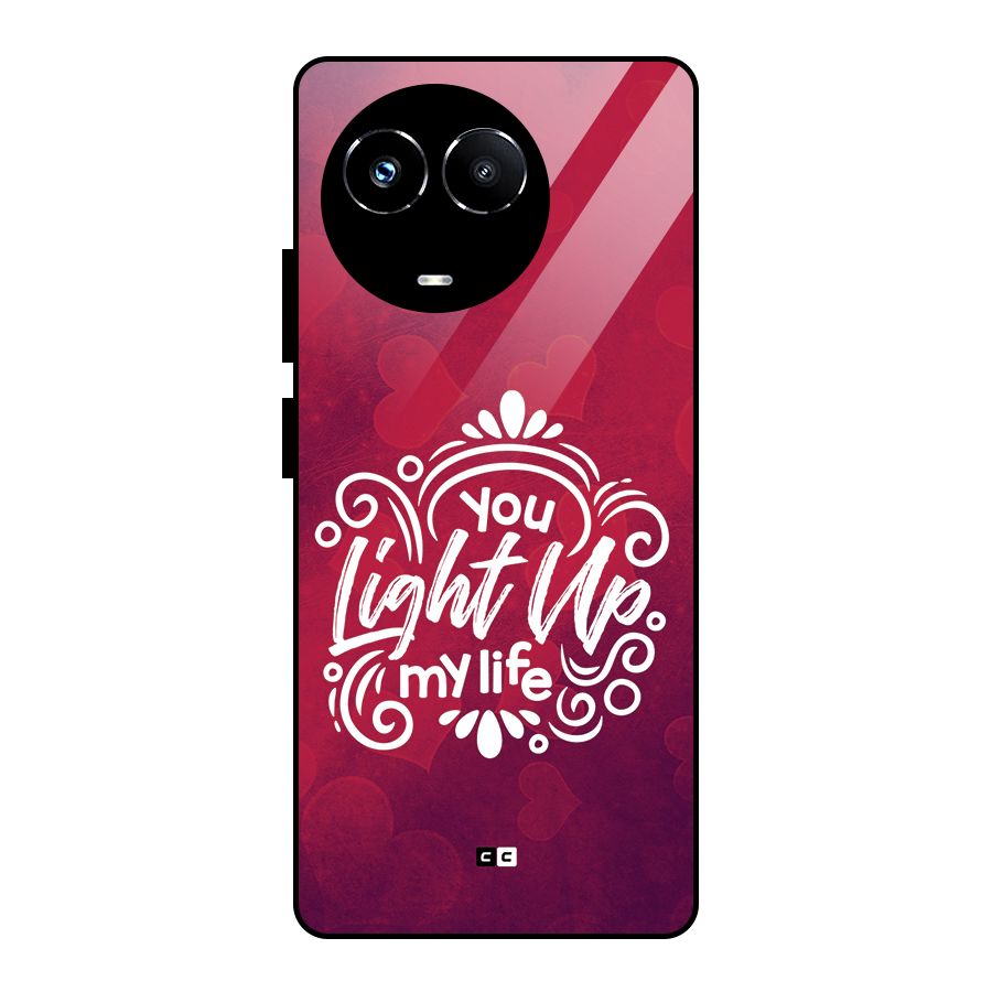 Light Up My Life Glass Back Case for Realme 11X