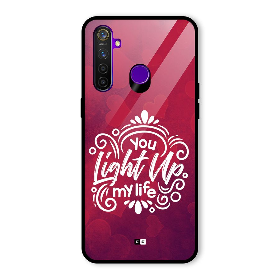Light Up My Life Glass Back Case for Realme 5 Pro