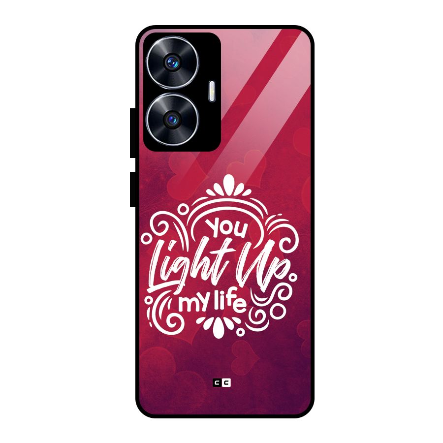 Light Up My Life Glass Back Case for Realme Narzo N55
