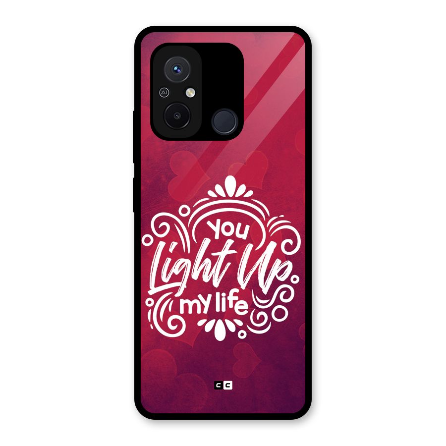 Light Up My Life Glass Back Case for Redmi 12C