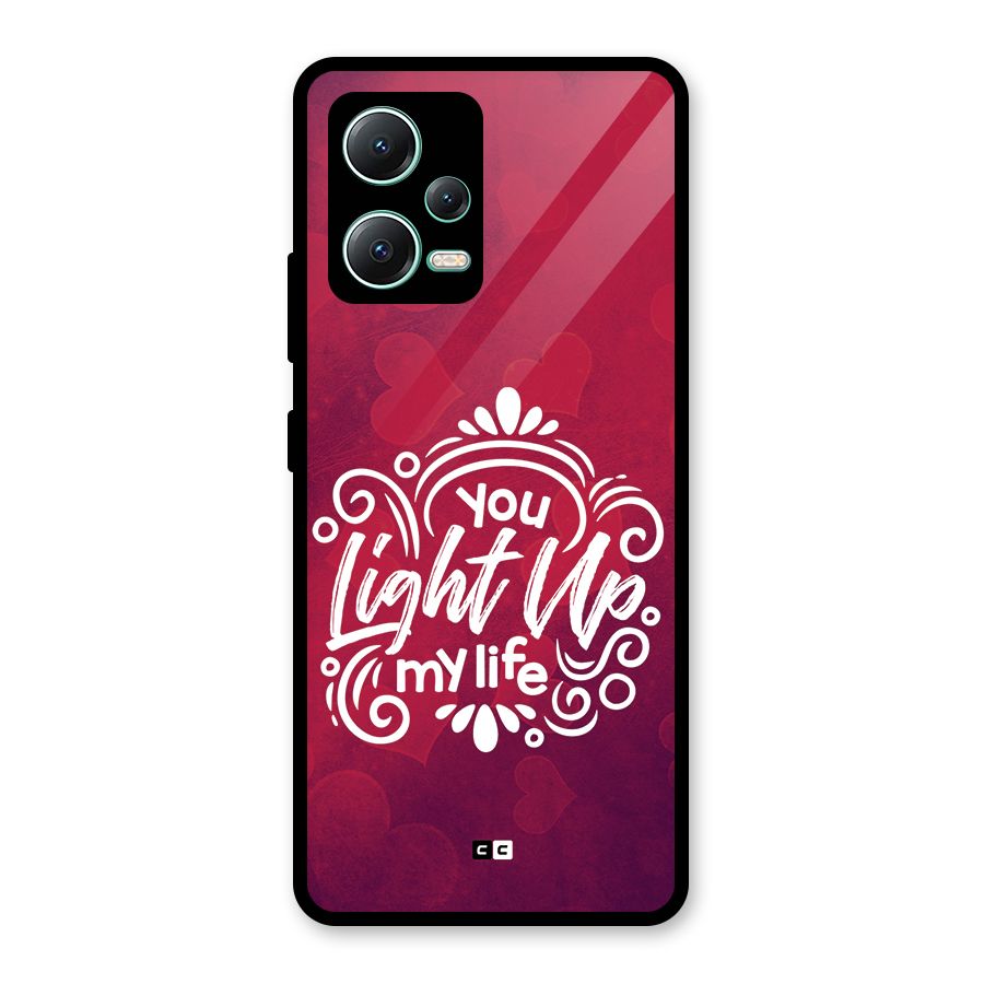 Light Up My Life Glass Back Case for Redmi Note 12 5G