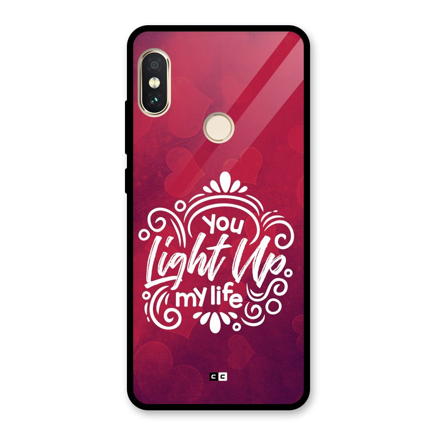 Light Up My Life Glass Back Case for Redmi Note 5 Pro