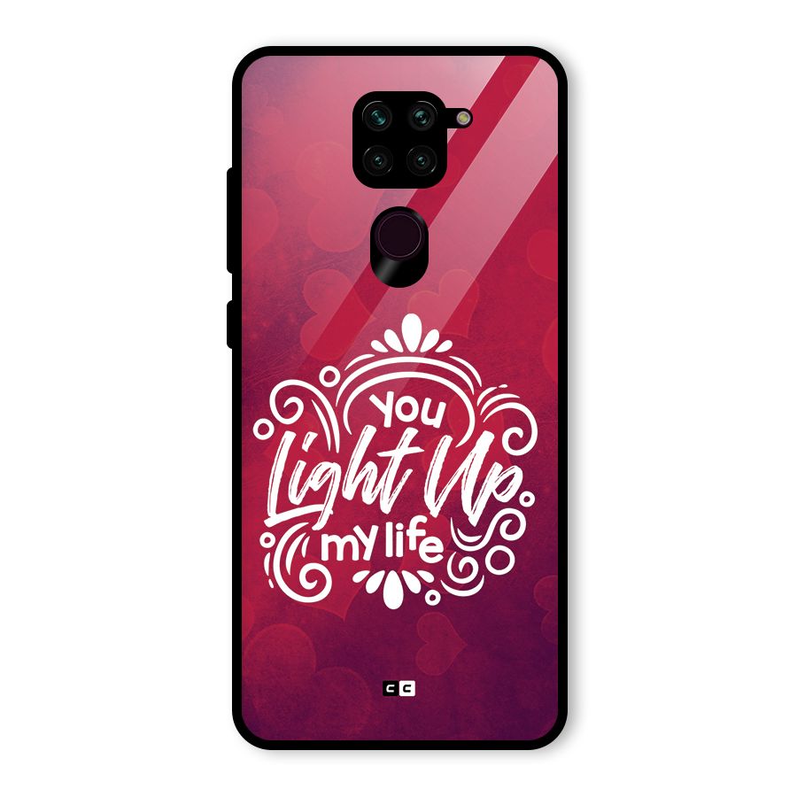 Light Up My Life Glass Back Case for Redmi Note 9