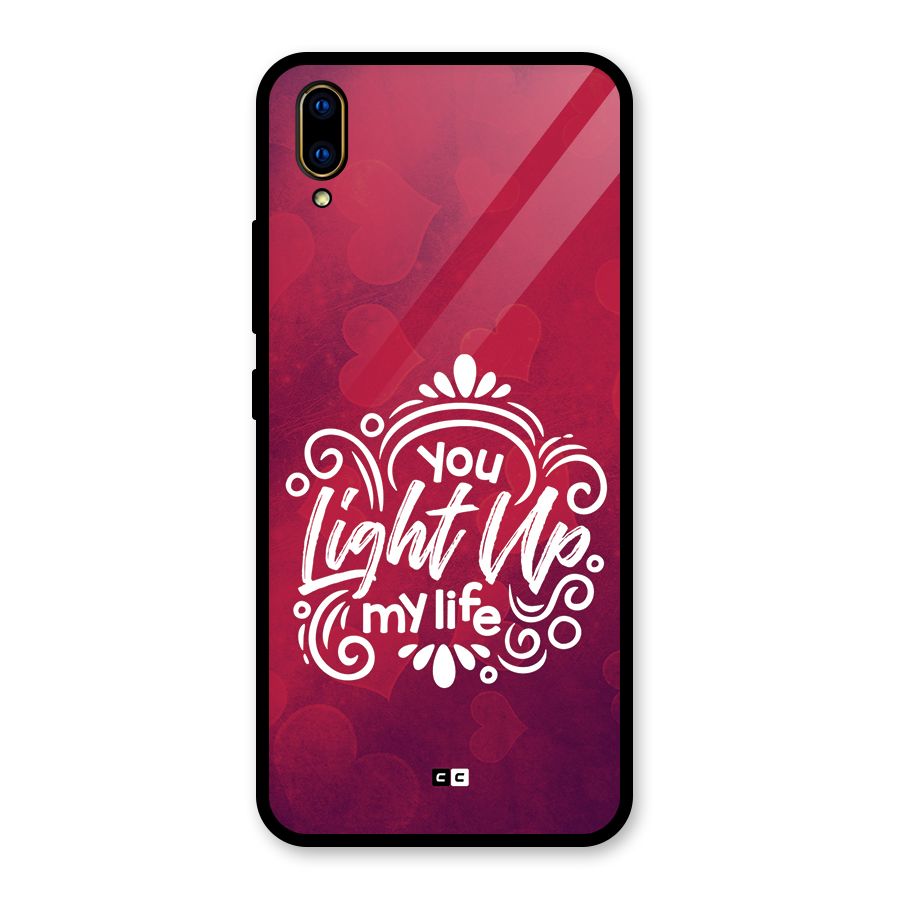 Light Up My Life Glass Back Case for Vivo V11 Pro
