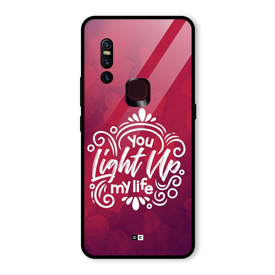 Light Up My Life Glass Back Case for Vivo V15