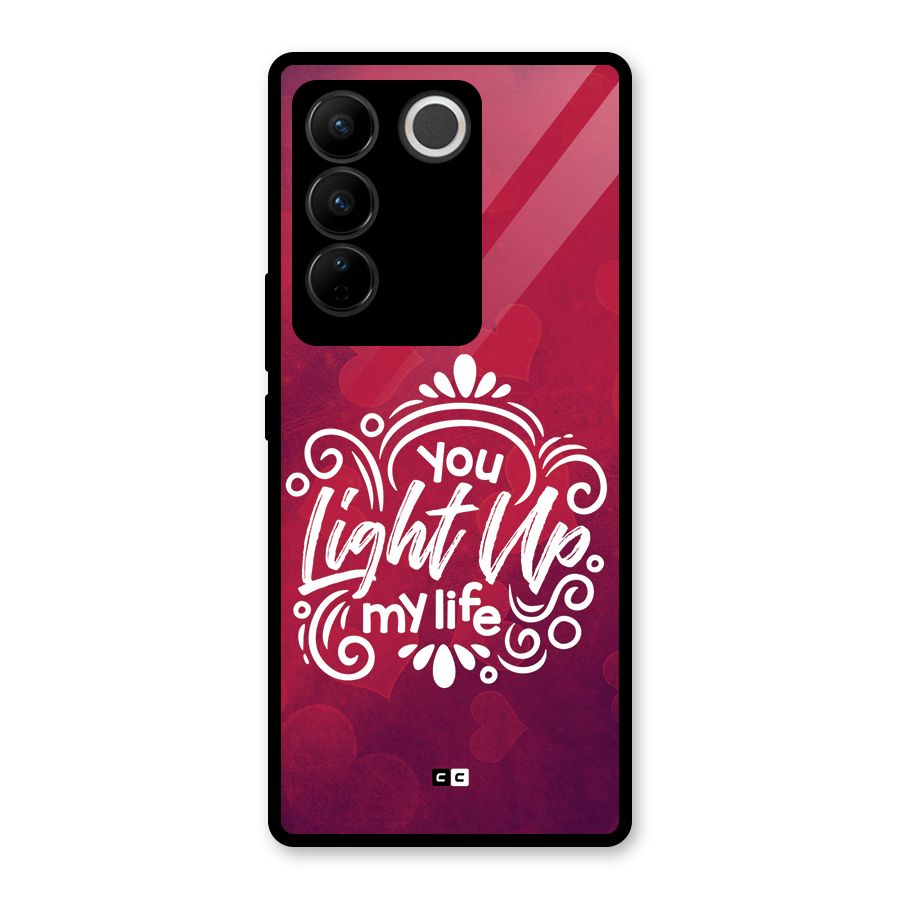 Light Up My Life Glass Back Case for Vivo V27 Pro