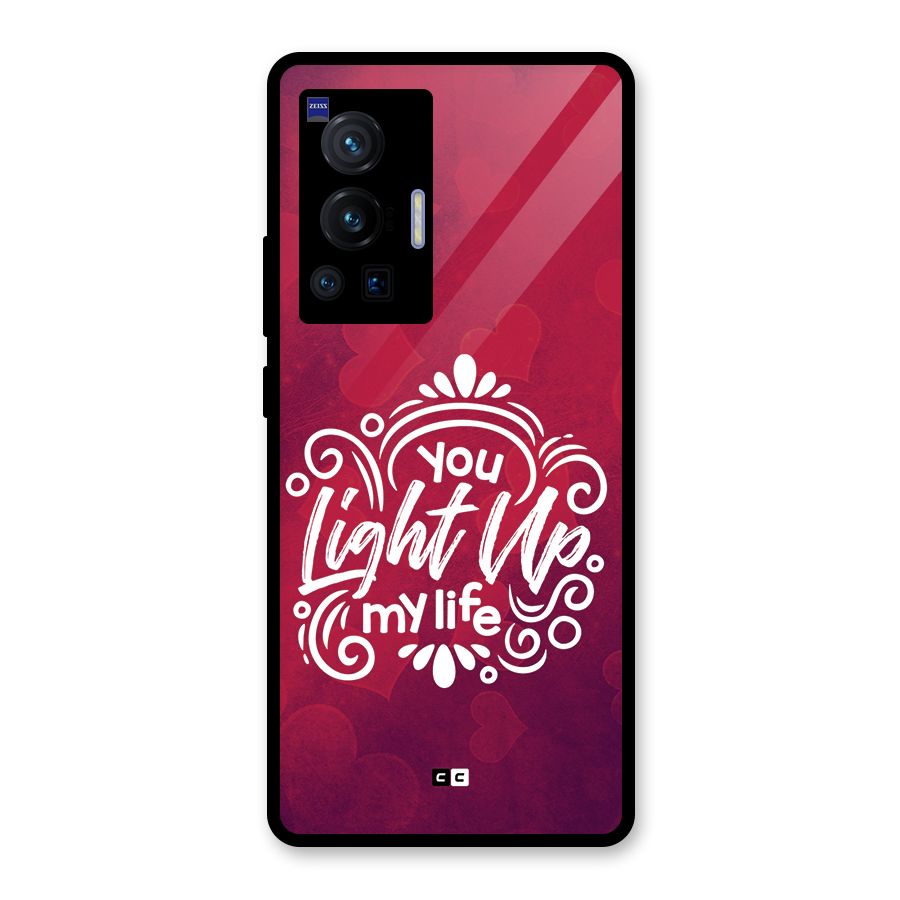Light Up My Life Glass Back Case for Vivo X70 Pro