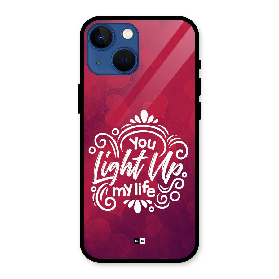 Light Up My Life Glass Back Case for iPhone 13 Mini