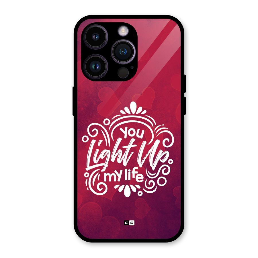 Light Up My Life Glass Back Case for iPhone 14 Pro