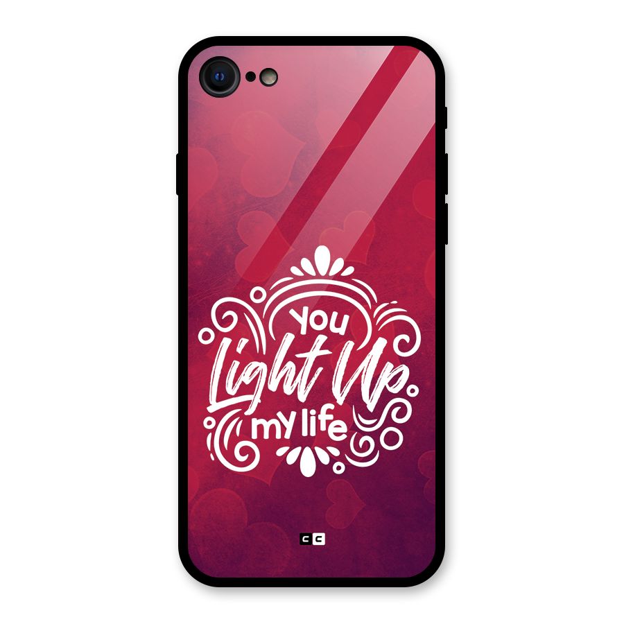 Light Up My Life Glass Back Case for iPhone 8