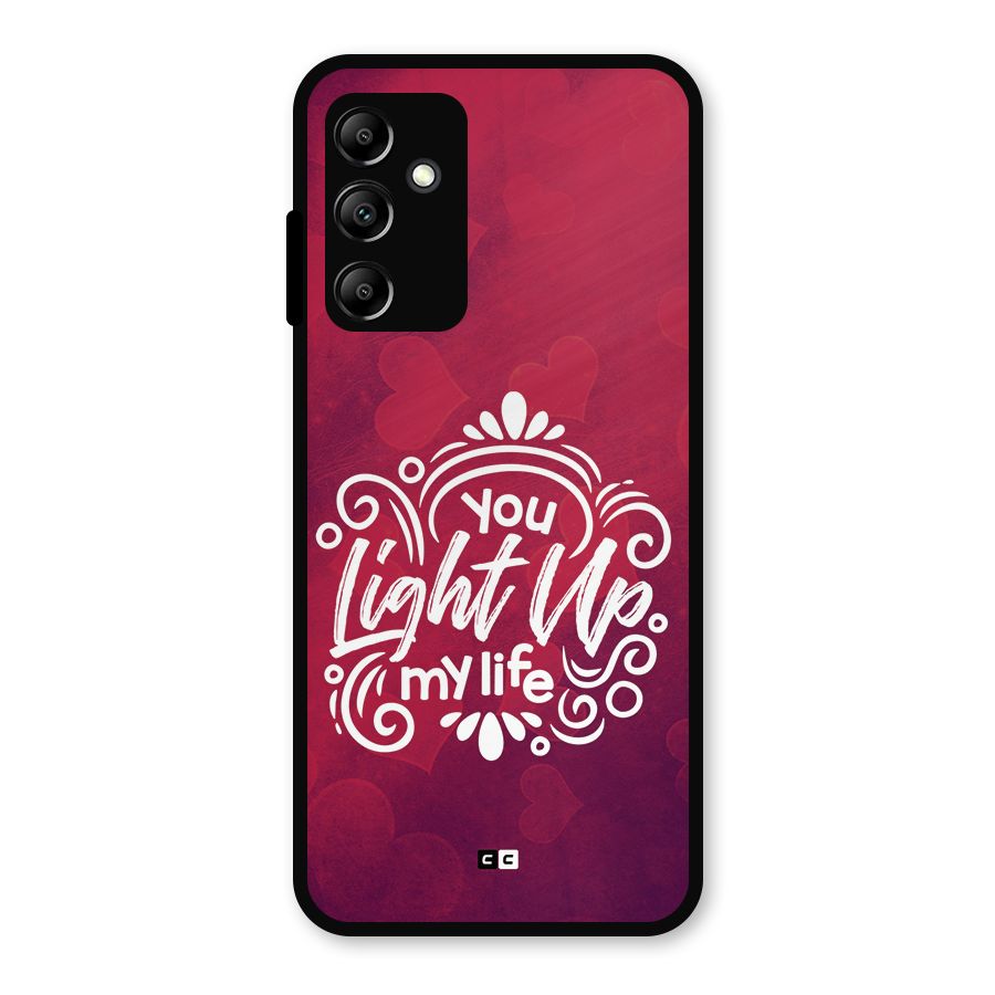 Light Up My Life Metal Back Case for Galaxy A14 5G