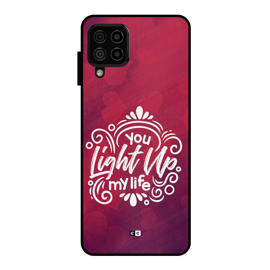 Light Up My Life Metal Back Case for Galaxy A22 4G