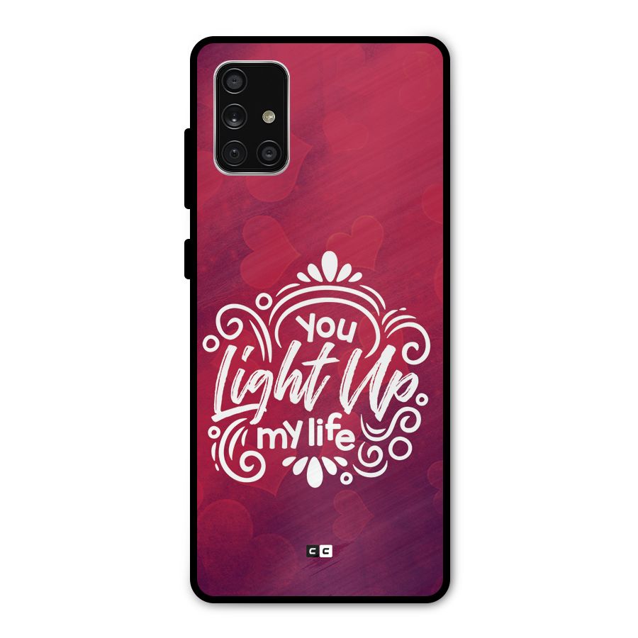 Light Up My Life Metal Back Case for Galaxy A71