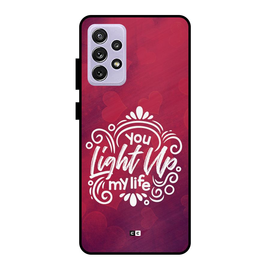 Light Up My Life Metal Back Case for Galaxy A72
