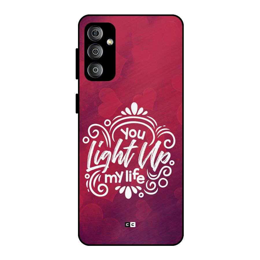 Light Up My Life Metal Back Case for Galaxy F23