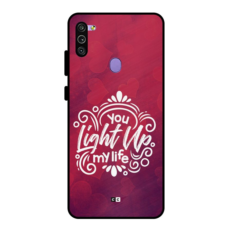 Light Up My Life Metal Back Case for Galaxy M11