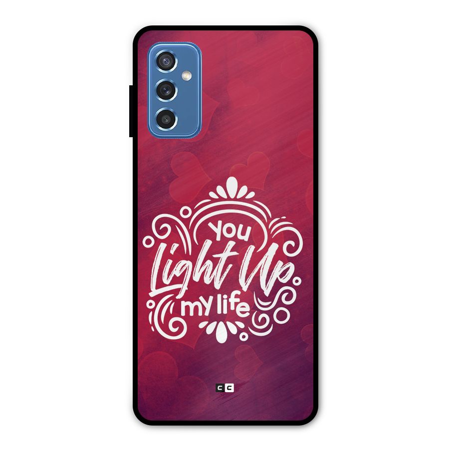 Light Up My Life Metal Back Case for Galaxy M52 5G