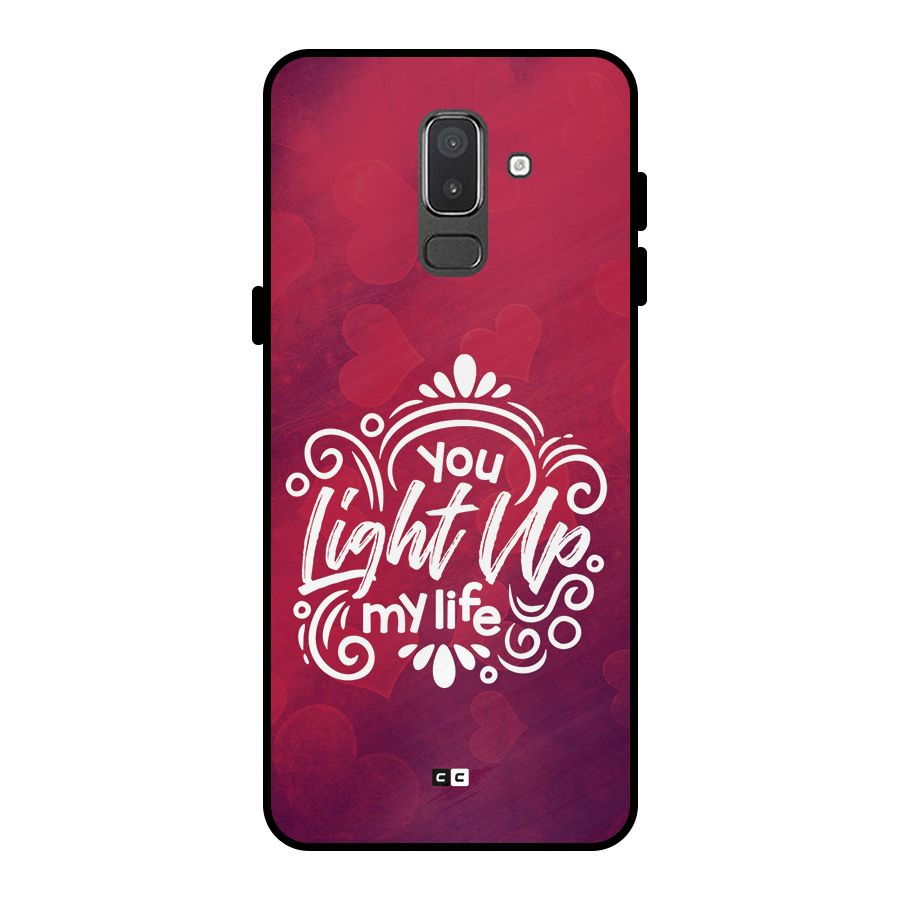 Light Up My Life Metal Back Case for Galaxy On8 (2018)