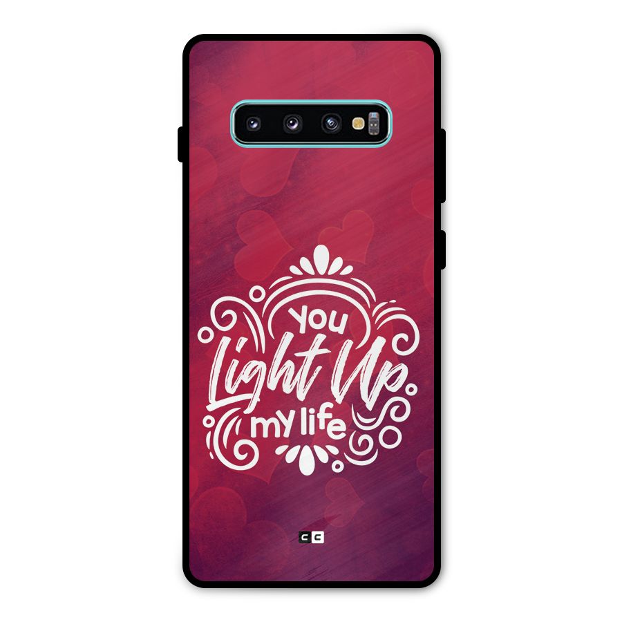 Light Up My Life Metal Back Case for Galaxy S10 Plus