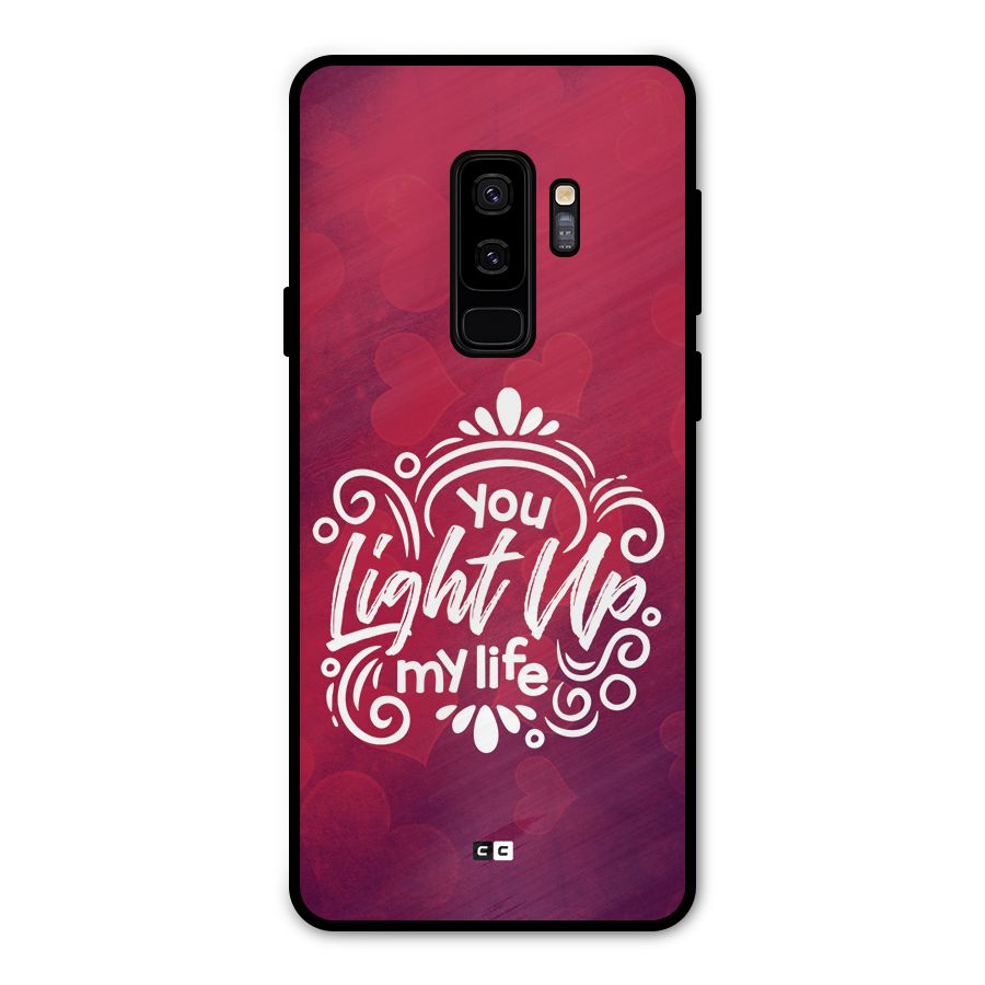 Light Up My Life Metal Back Case for Galaxy S9 Plus
