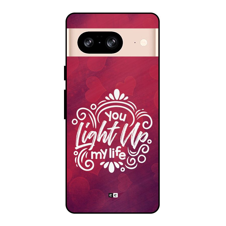 Light Up My Life Metal Back Case for Google Pixel 8