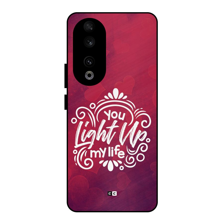 Light Up My Life Metal Back Case for Honor 90