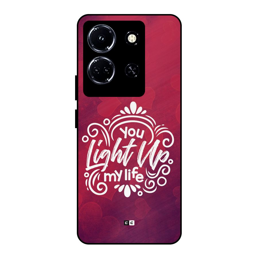 Light Up My Life Metal Back Case for Infinix Note 30 5G