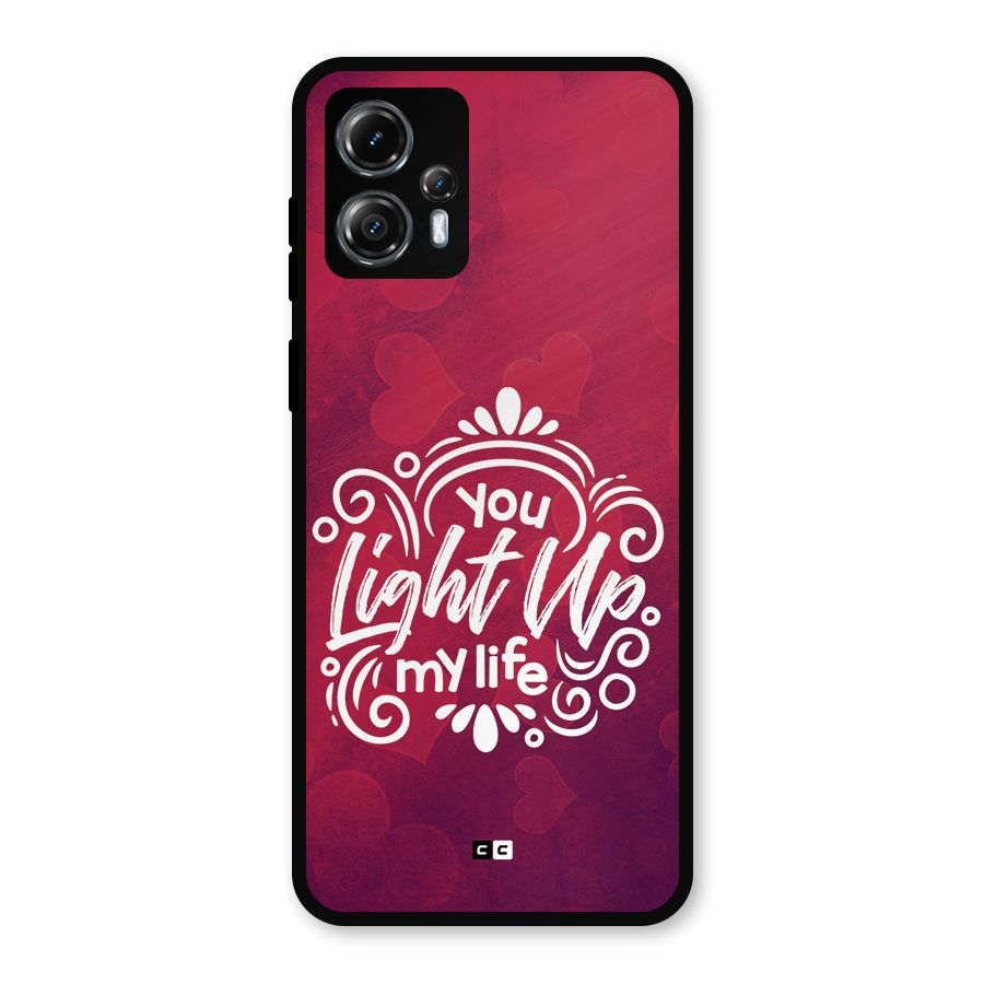 Light Up My Life Metal Back Case for Moto G13