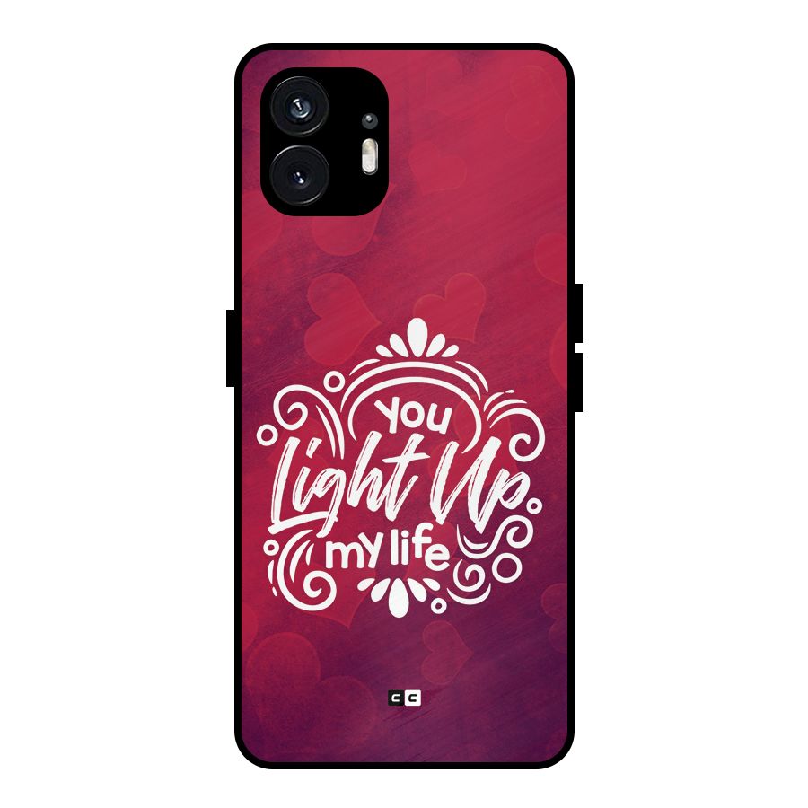 Light Up My Life Metal Back Case for Nothing Phone 2