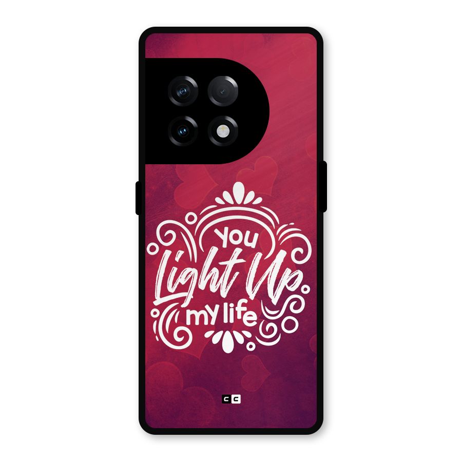Light Up My Life Metal Back Case for OnePlus 11R