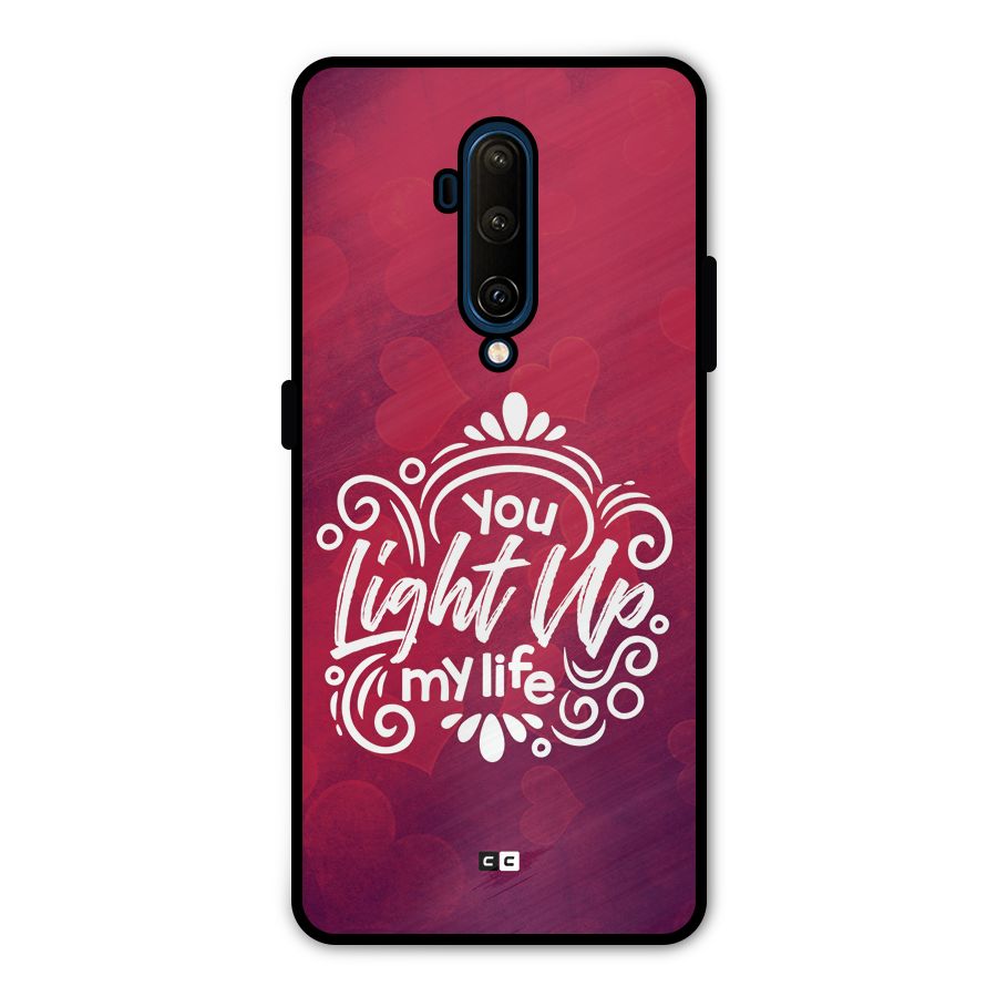 Light Up My Life Metal Back Case for OnePlus 7T Pro