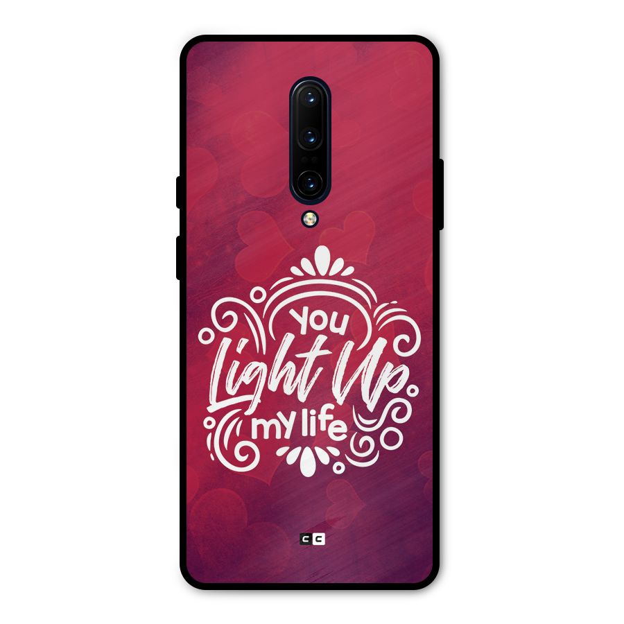 Light Up My Life Metal Back Case for OnePlus 7 Pro